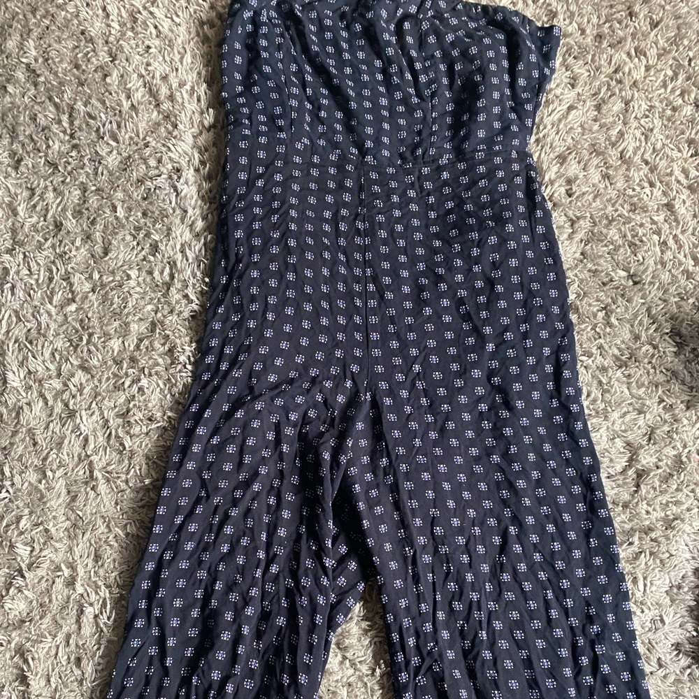 Pants romper strapless